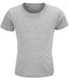 03580 Kids Crusader SOL'S Kids Crusader Organic T-Shirt Grey Marl colour image